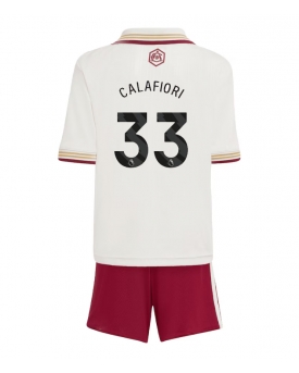 Arsenal Riccardo Calafiori #33 Maglia Gara Terza Repliche 2025-26 Bambino Maniche Corte Arsenal Riccardo Calafiori #33 Maglia Gara Terza Repliche 2025-26 Bambino Maniche Corte